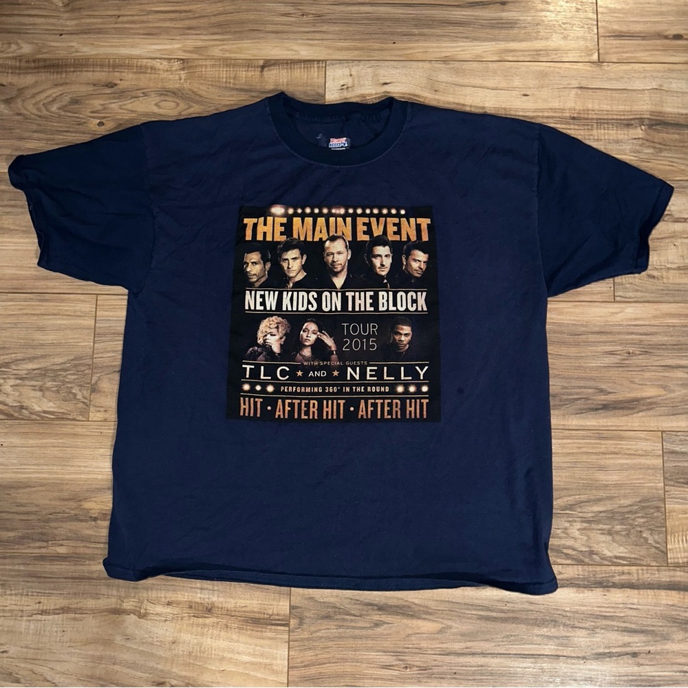 Hanes Navy Graphic Tee - The Main Event Tour 2015
